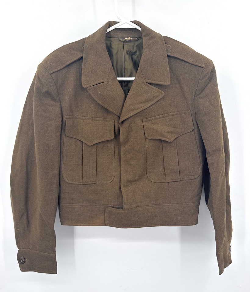 WWII Army Coat Jacket Brown
