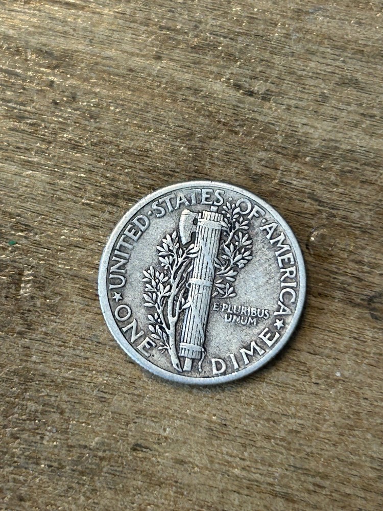 1943 Mercury Dime XF