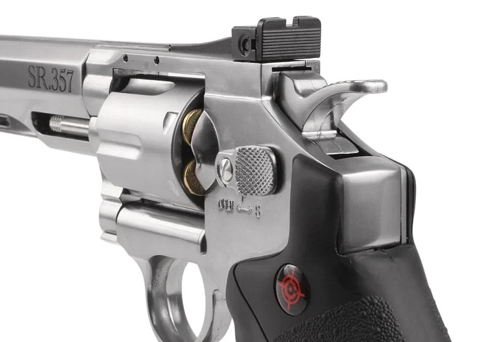 (NEW) Crosman SR.357 CO2 Revolver, Silver