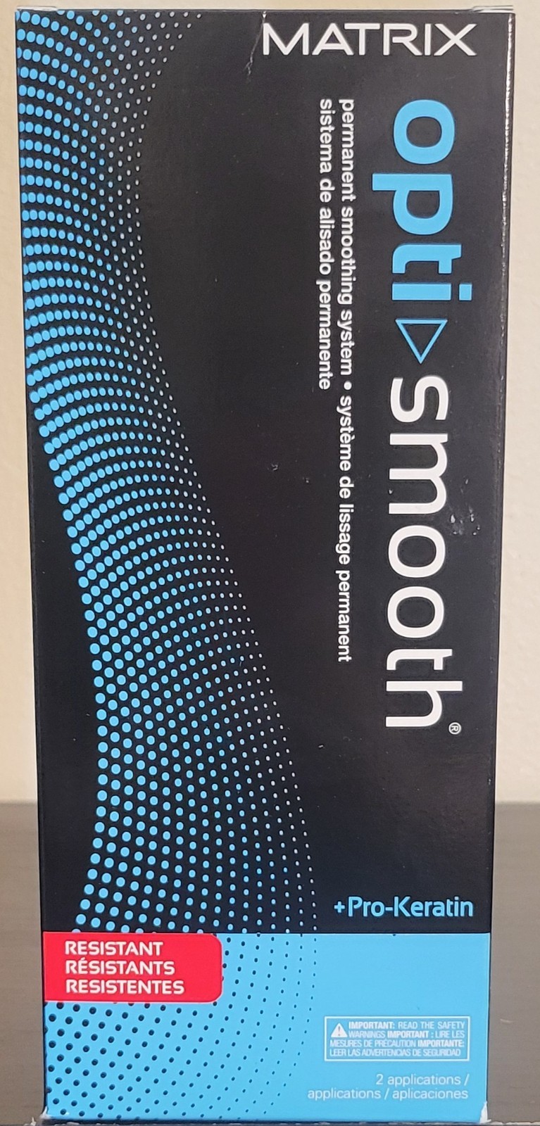 Matrix Opti Smooth Permanent Smoothing System Resistant Hair 2 Applications