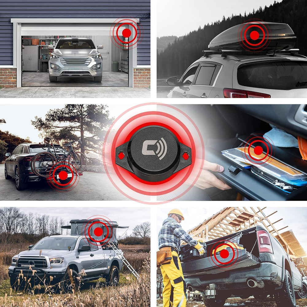CARLOCK BT Vibration Sensor Add-On - Improved Car Theft Protection and Security