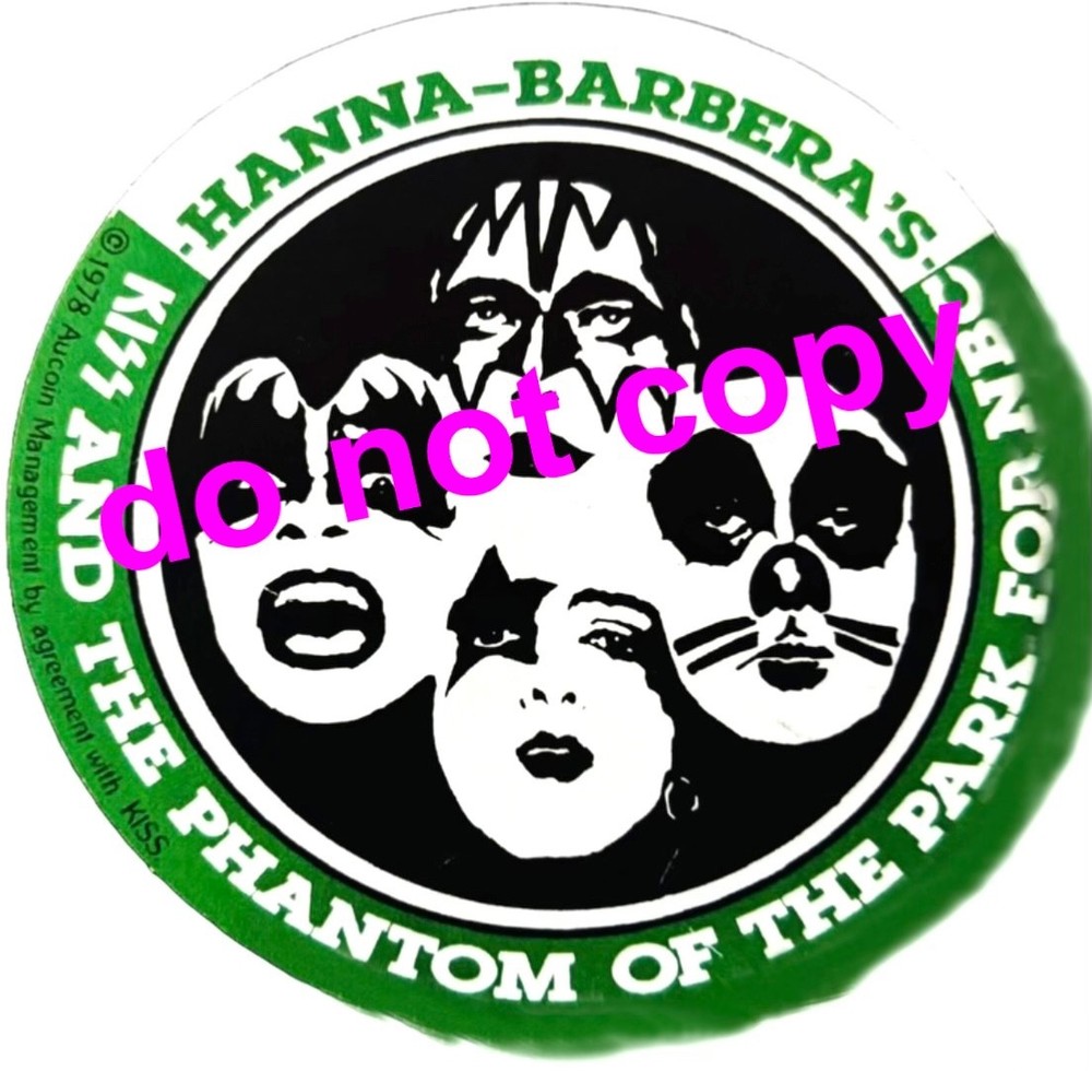 Kiss, backstage pass for magic mountain, Valencia CA 5/19/78