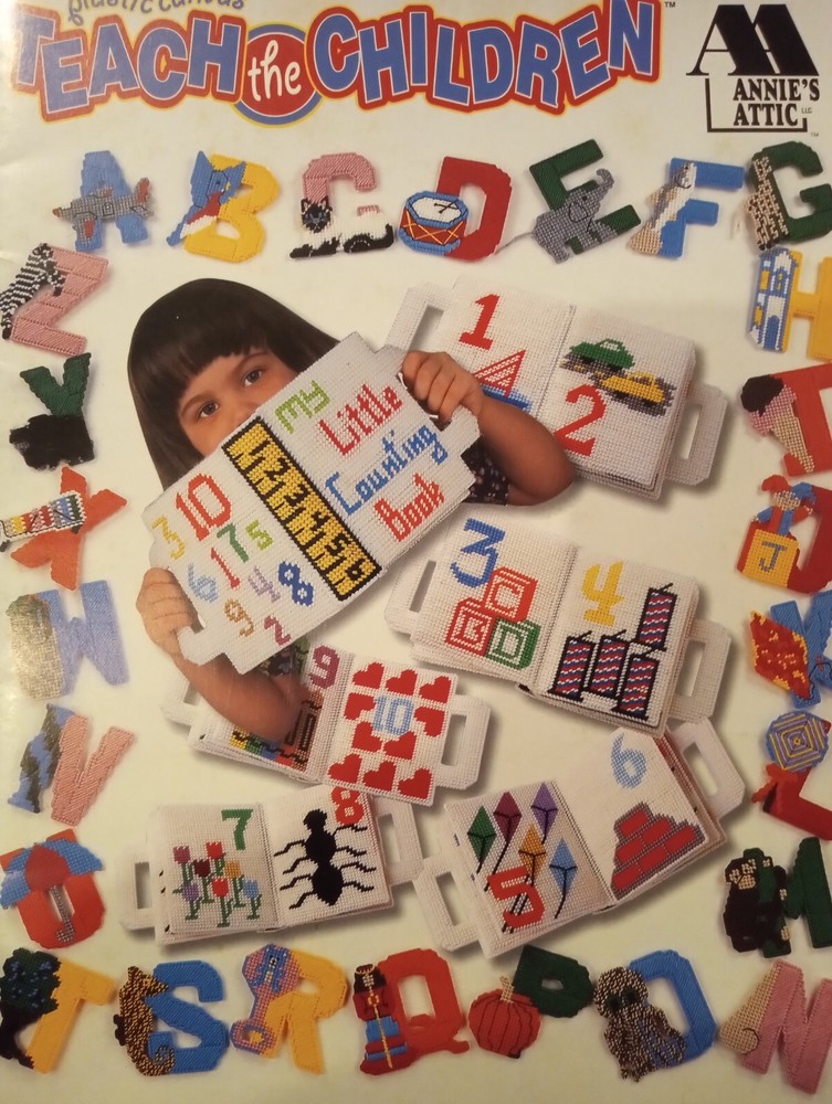 Learning Educational Math Patterns Plastic Canvas Pattern Booklet