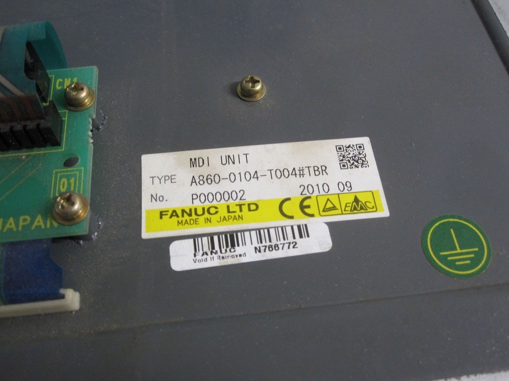 FANUC A860-0104-T004#TBR MDI Unit Keyboard Keypad Operator Interface Controls