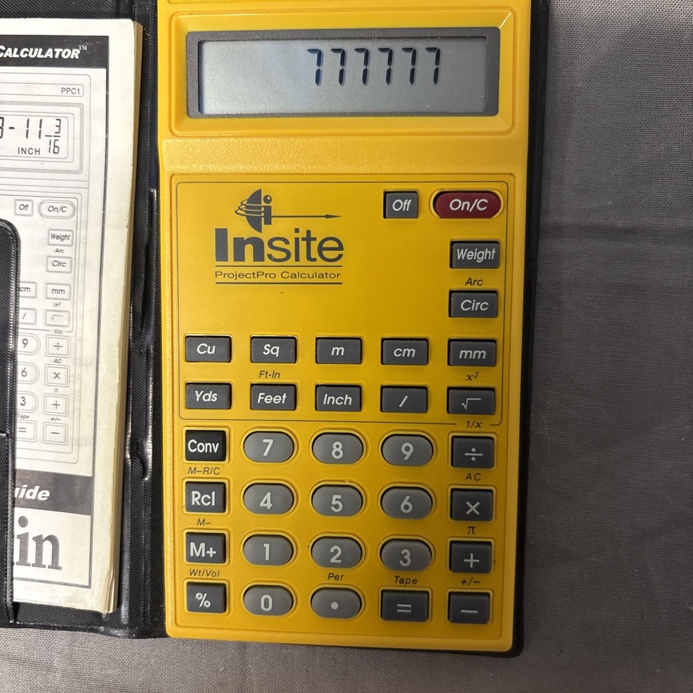 Lufkin Insite Project Pro PPC1 Construction Calculator