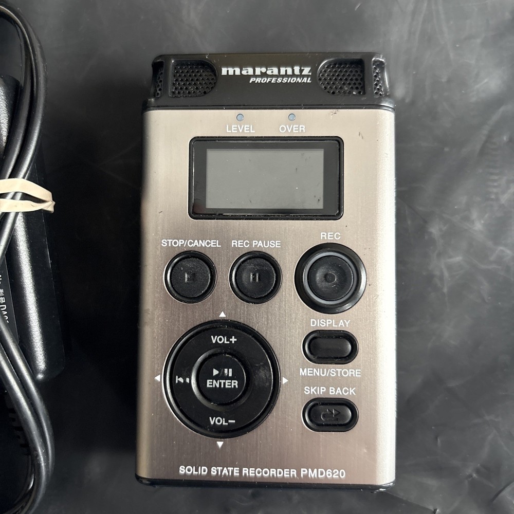Marantz Professional PMD620 Handheld Solid State Digital Recorder Power Manual