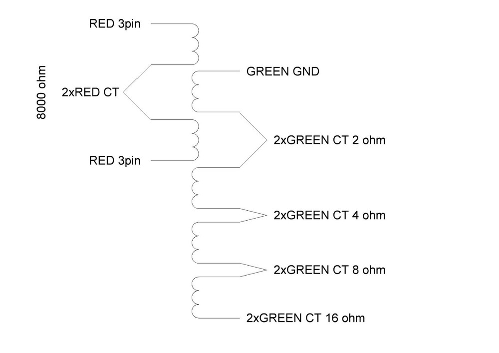 Transformer Kit 15w 6V6, EL84, Push Pull