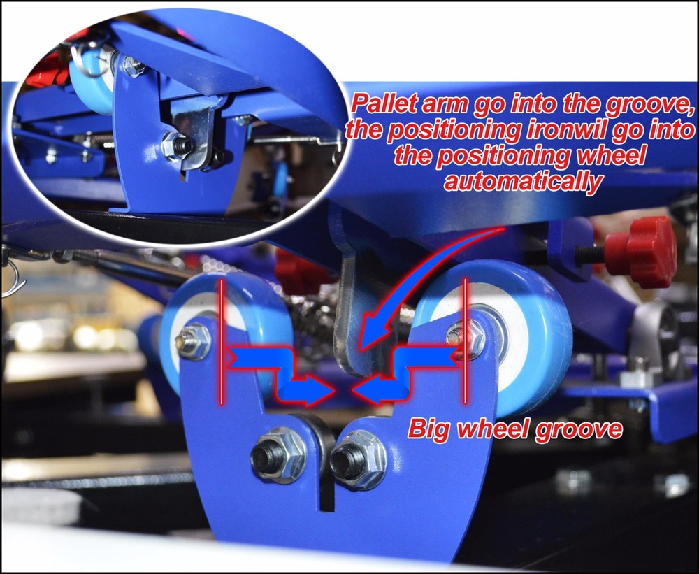 4 Station Screen Printing Machine Silk Screen Press Tool Micro-adjustment Press
