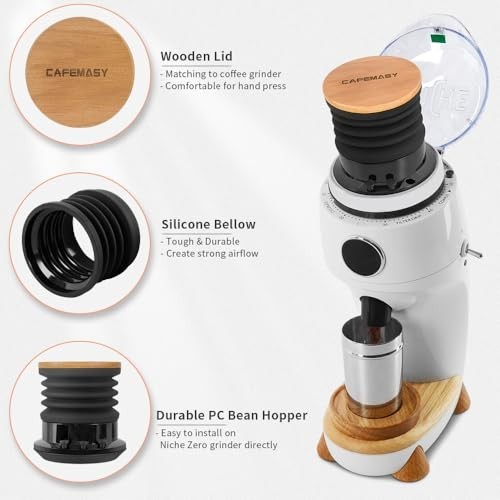 Single Dose Hopper for Niche Zero Coffee Grinder - Silicone Bellow Blower Tool