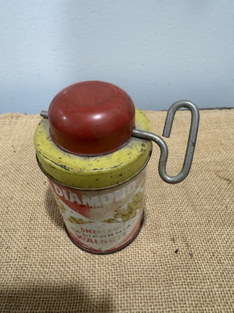 Vintage Diamond Shelled Walnuts With Key