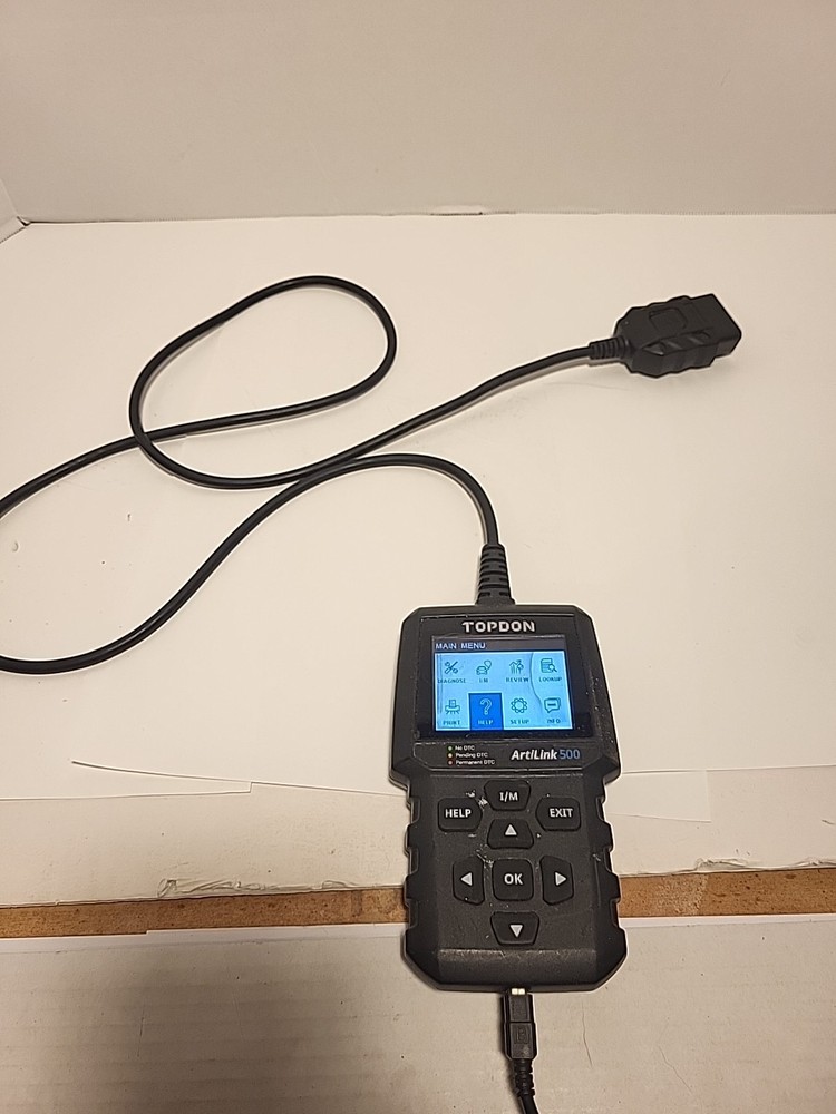 Code Reader, OBDII Modes & Data Graphing, Art Link 500 TOPDON AL500, Tested.