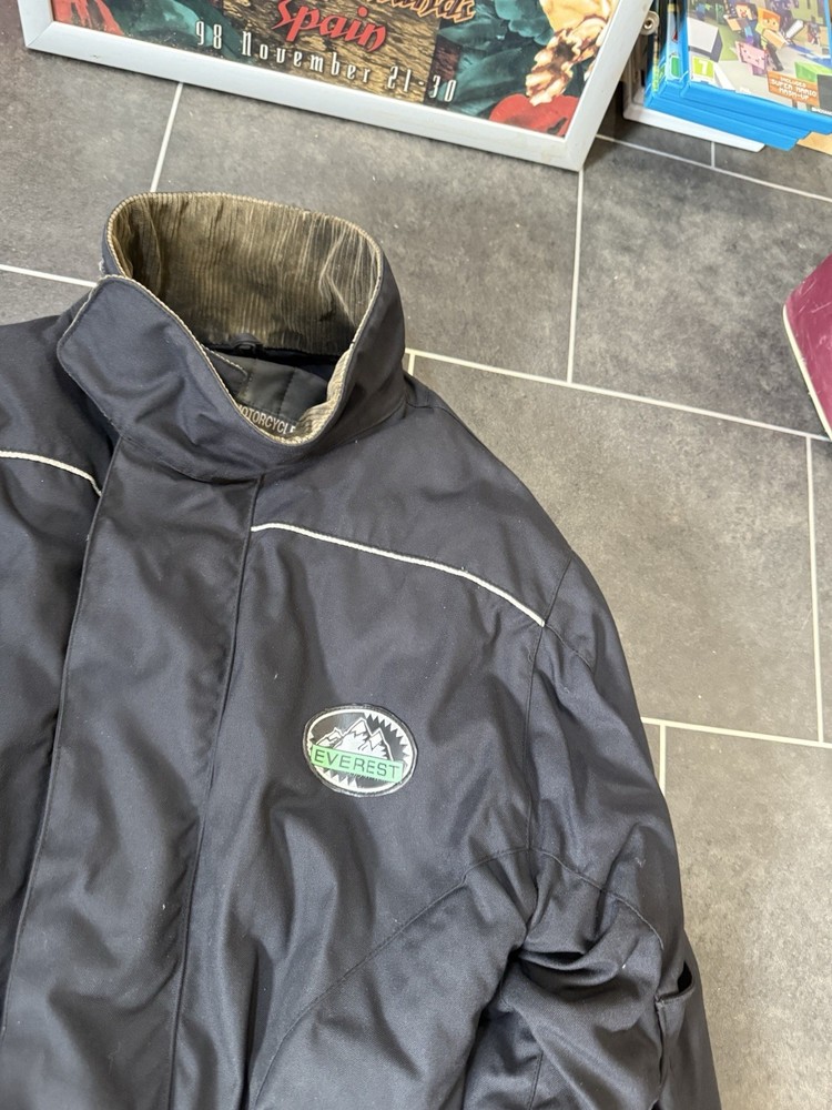 Ashman Textile Motorcycle Jacket Black Medium Protection Pads