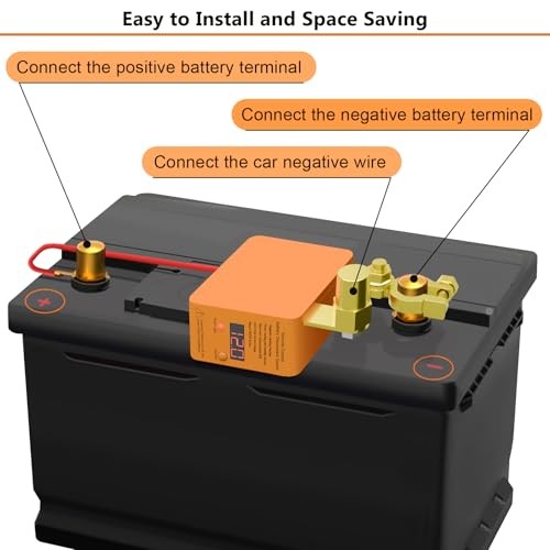 Remote Battery Disconnect Switch 12v, 240A, Upgrade Smart Digital Display