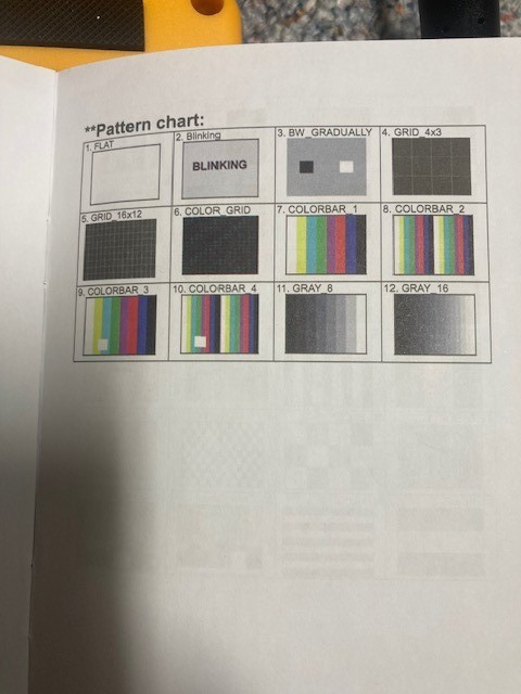 VGA Video Pattern Generator MODEL VPG-V with AC Adaptor, cables and manual