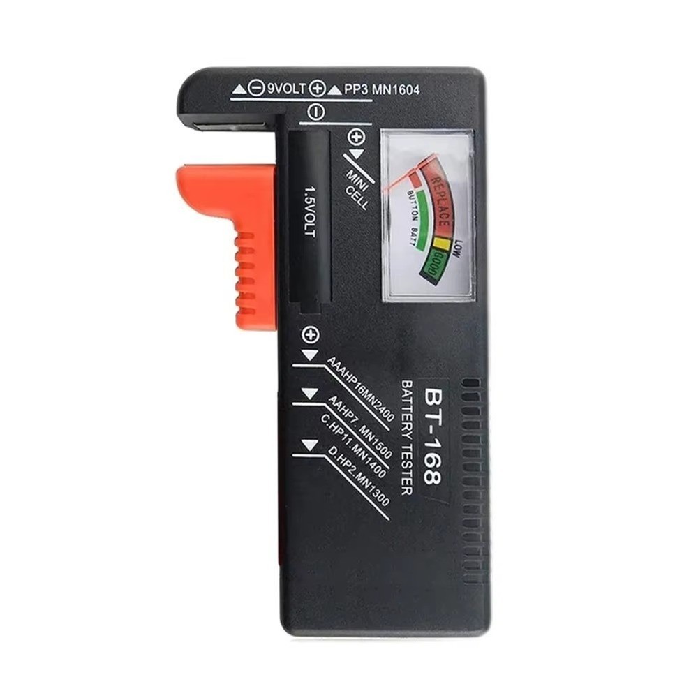 Universal Digital LCD Battery Checker Volt Tester Cell AA AAA C D 9V Button