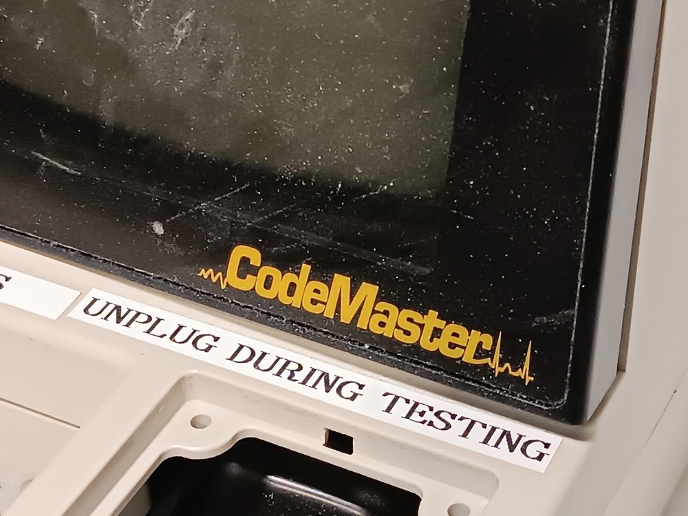 Hewlett Packard M1722B CodeMaster ECG Unit with Shock Paddles