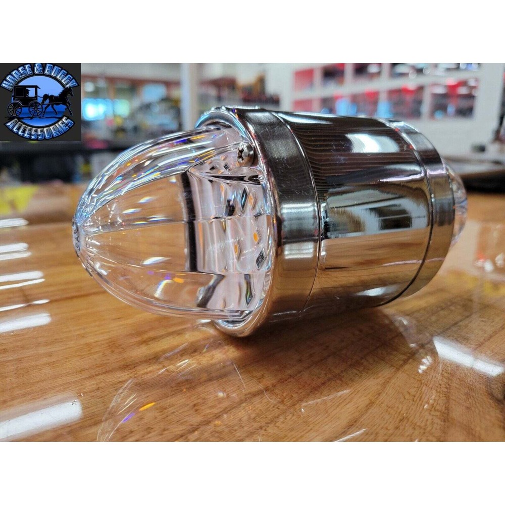 51549 18 LED Dual Function Watermelon Double Face Light Amber LED/red with clear