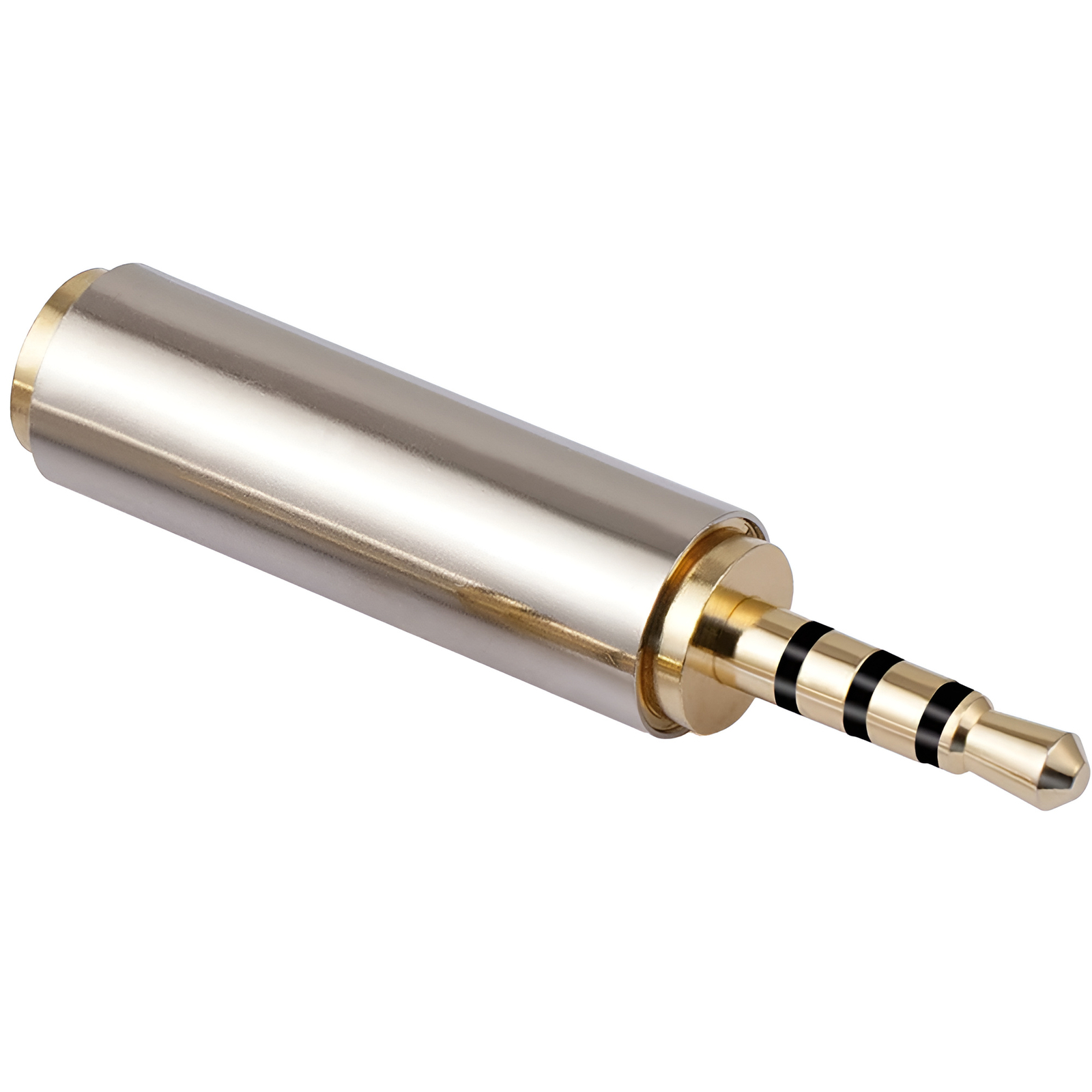 2.5mm Male to 3.5mm Female Stereo Mic Audio Headphone Jack Adapter Converter