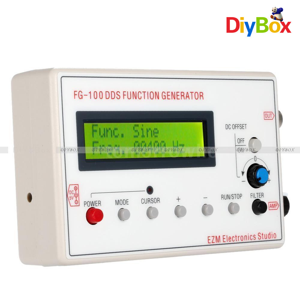 DDS Function Signal Generator Sine+Triangle + Square Wave Frequency 1HZ-500KHz