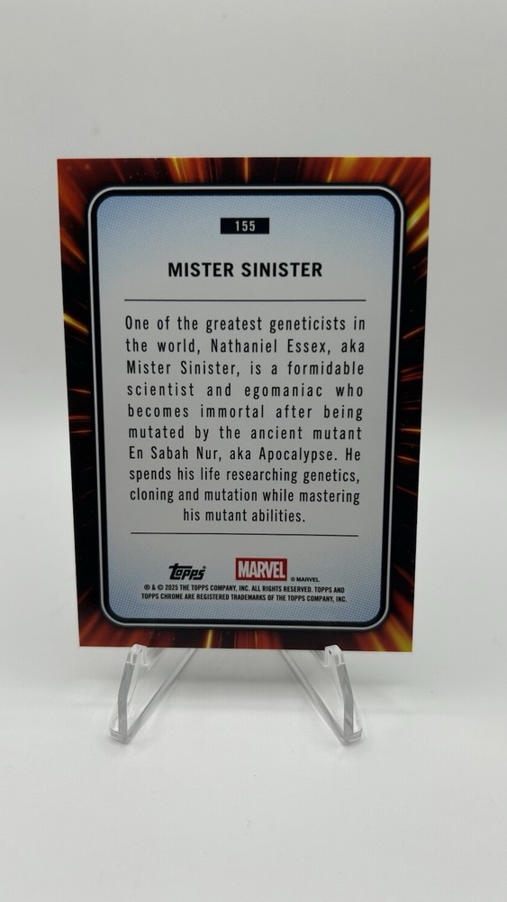 2025 Topps Chrome Marvel - MIster Sinister