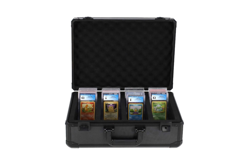 Graded Latching Case - Cards - 4 Rows BCW 180 Slab Locking Case