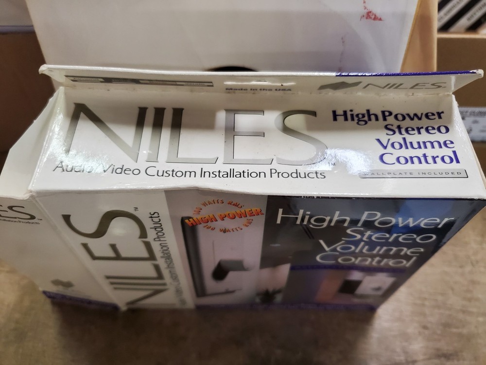 Niles VCS-2D-HP Bone In Wall Speaker Level High Power 200W Volume Control, NOS