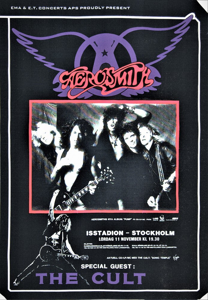Aerosmith CONCERT POSTER 12"x18" Free shipping
