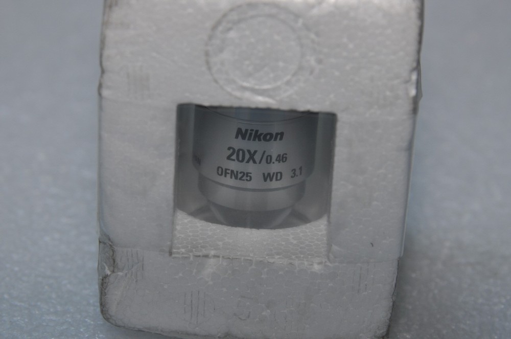 Nikon CF Plan 20X/0.46 ∞/0 WD 3.1 EPI Microscope Objective NEW! NNB