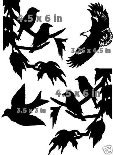 Bird Silhouette Graphics Window Custom Sticker Decal