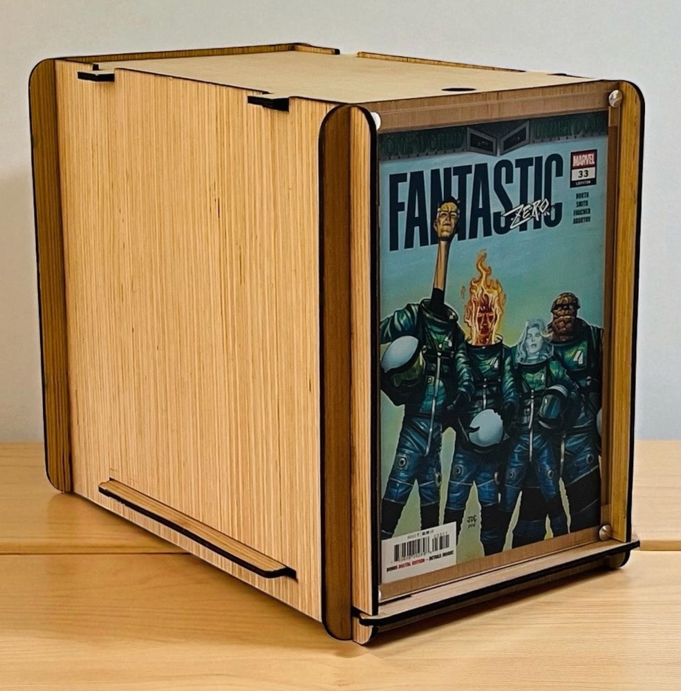 Comic Storage & Display Short Box PLUS Marvel's Fantastic Zero #33 Comic