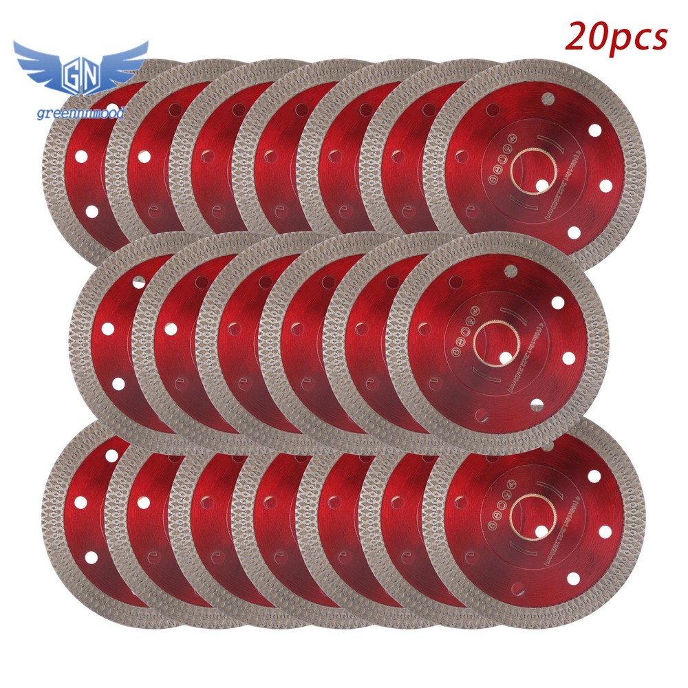 20Pcs/Lot 4" Super Thin Diamond Porcelain Saw Blade Ceramic Cutting Disc