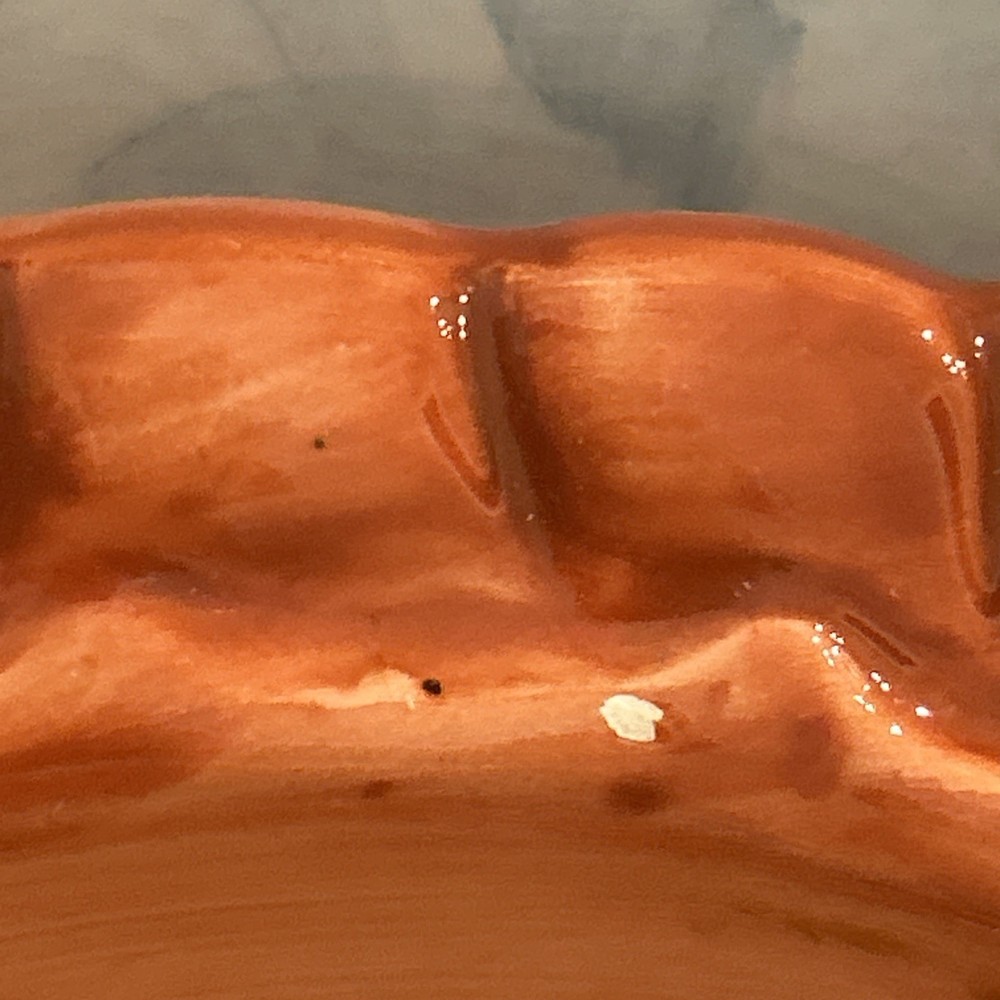 Dolomite Crab Dip Dish Attached On Platter 2003 Beachcombers