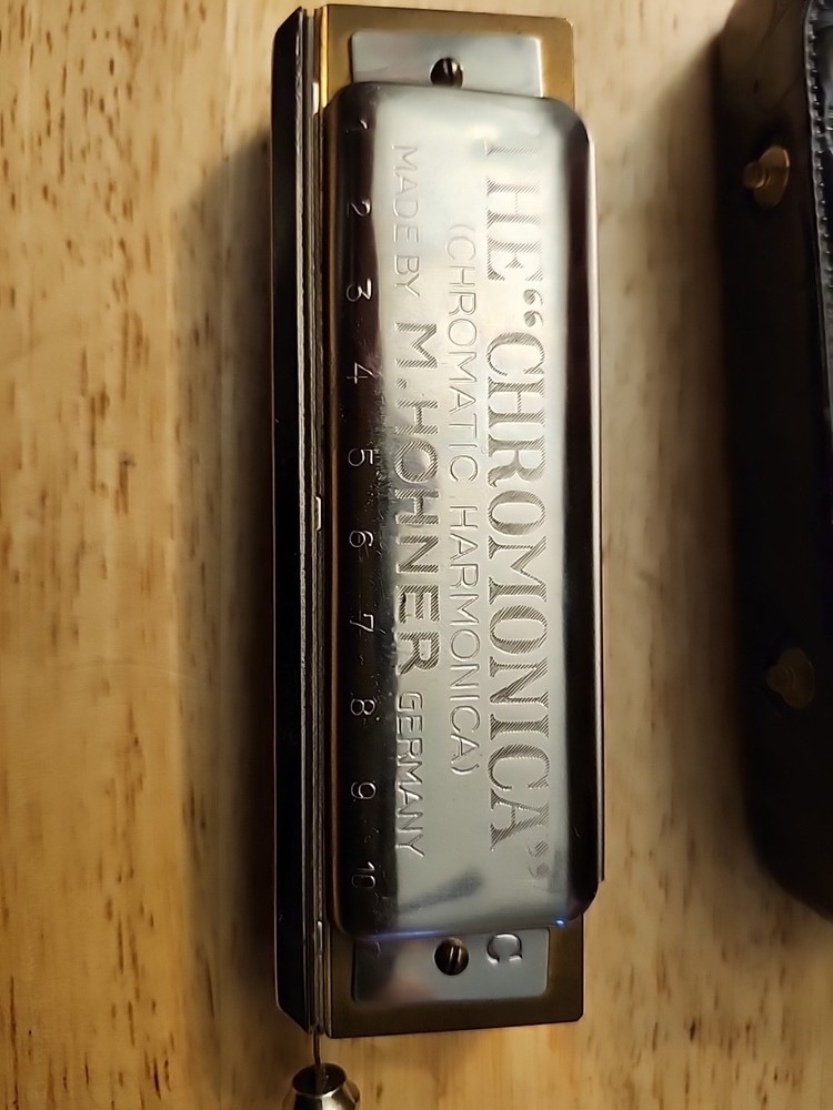VTG Hohner Chromonica 260-C Harmonica Made In Germany With Case