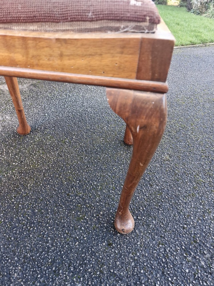 Georgian Needlepoint Stool