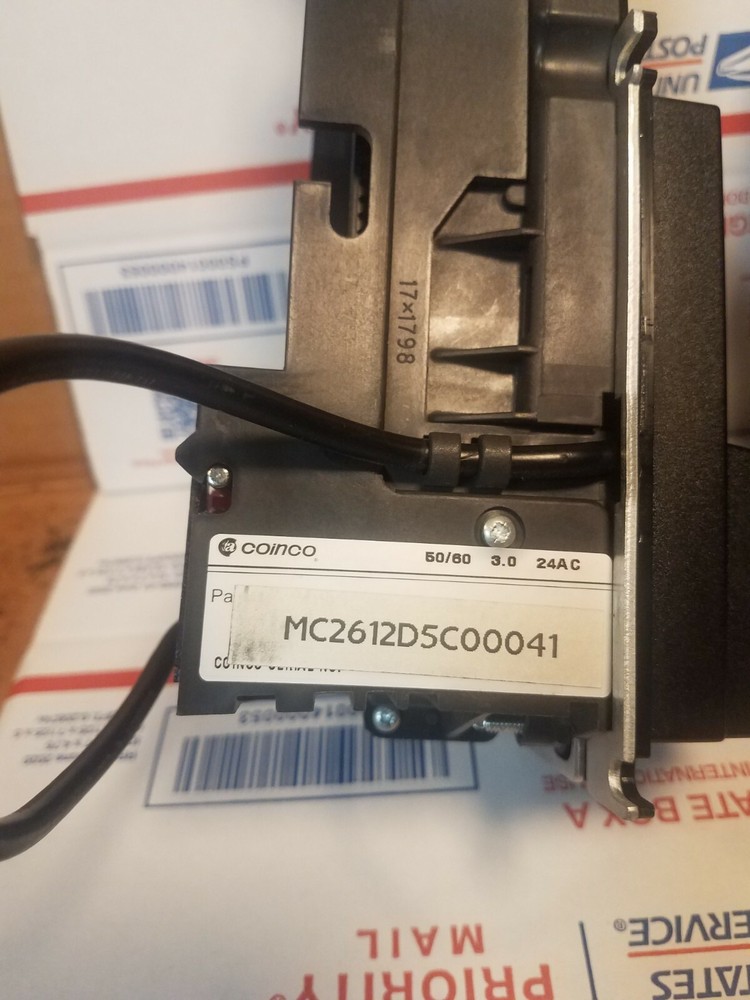 Coinco MC2600 Bill Acceptor Validator Vending Arcade Amusement UNTESTED AS IS