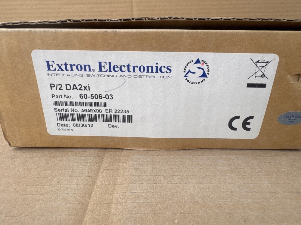 EXTRON P/2 DA2xi 60-506-03 DISTRIBUTION AMPLIFIER (2-OUTPUT VGA)