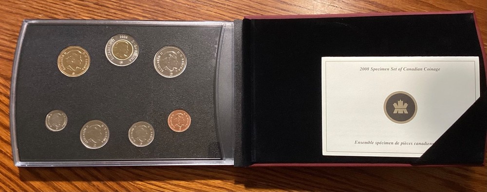 Canada 2008 Common Eider Lonnie Specimen Coins set (Original Case&COA)