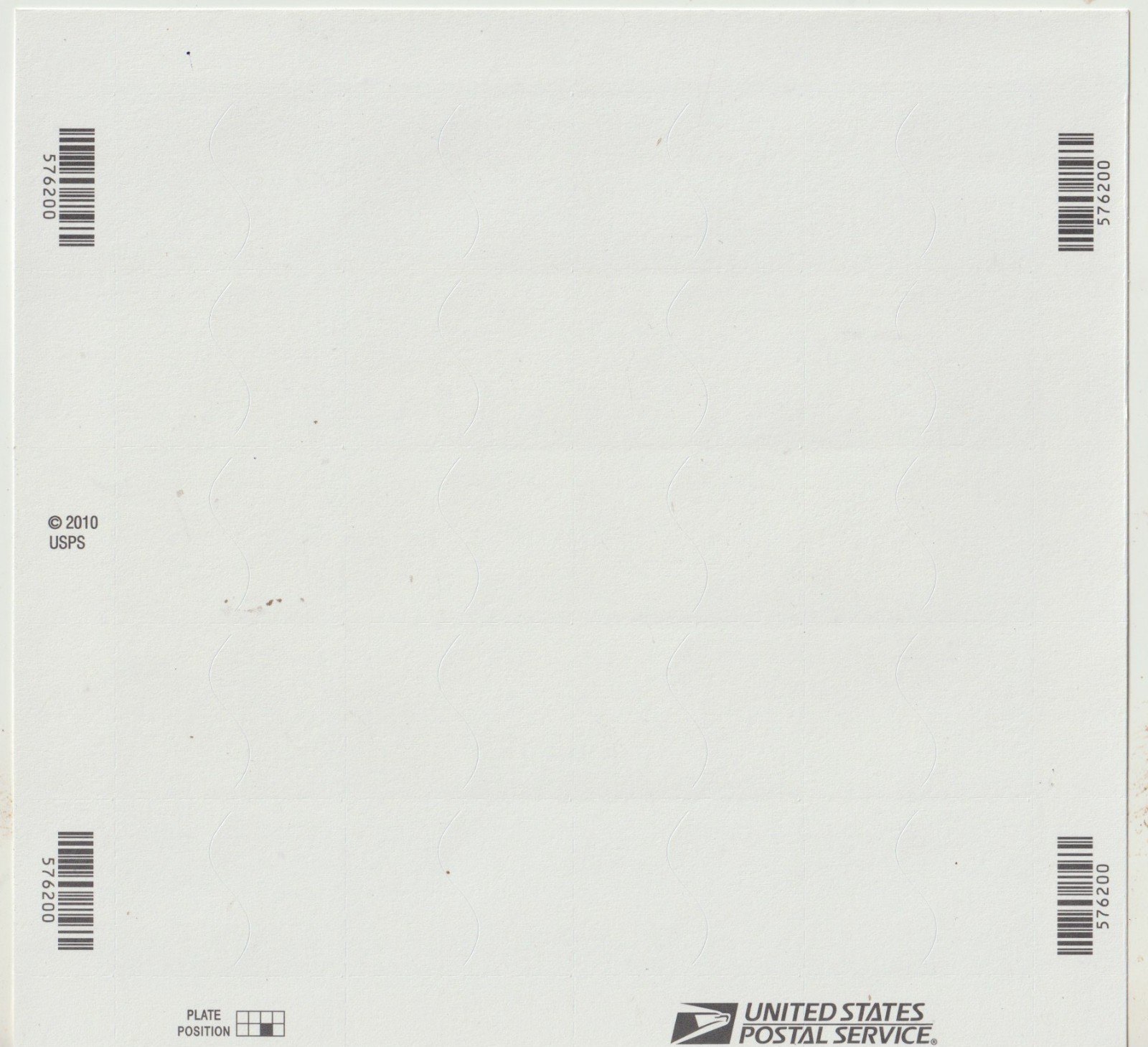 USPS Neon Celebrate! Sheet of 20 one ounce rate Stamps Sent from OKC, OK