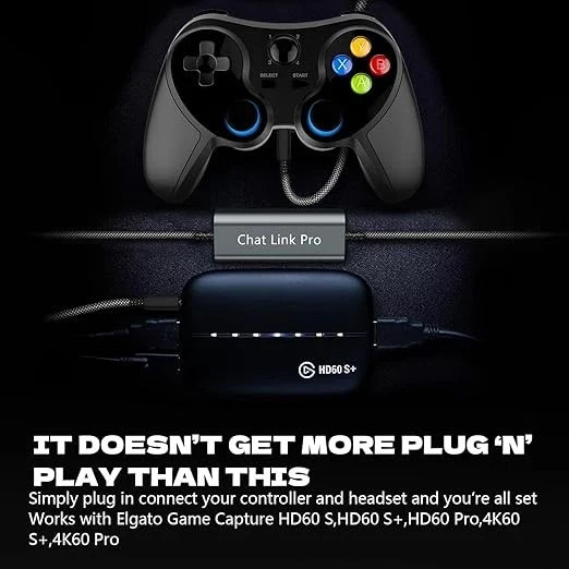 Chat Link Pro Cable for Nintendo Switch Xbox One PS4 PS5 with Isolator (6.6FT)