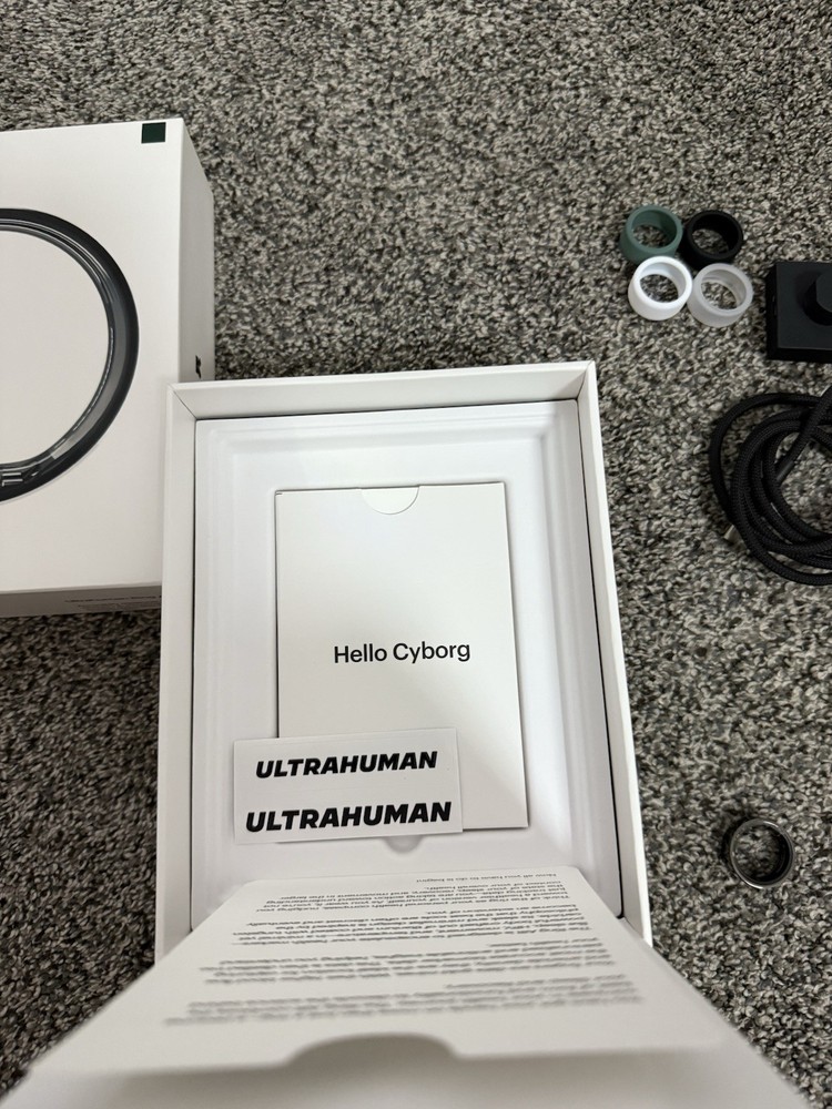 Ultrahuman AIR Size 7 Smart Ring- Aster Black