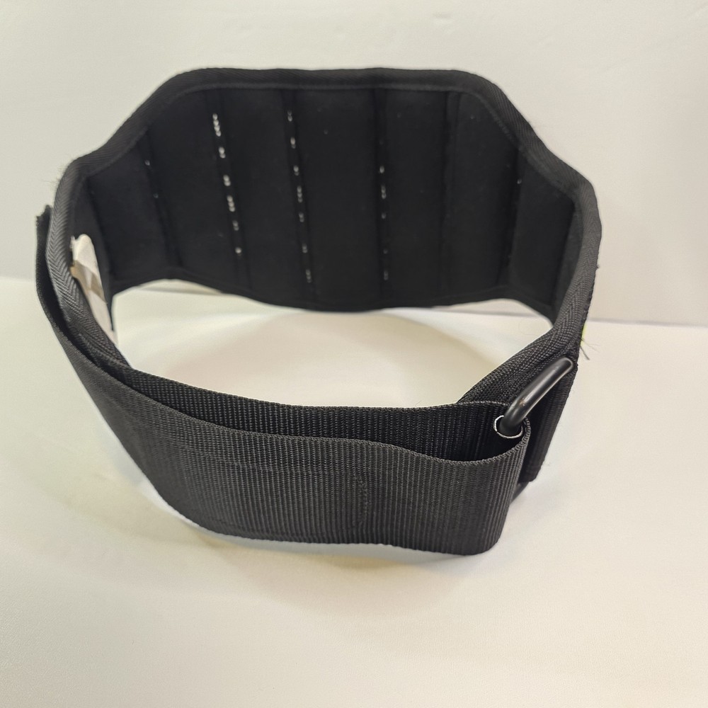 Nike Structured Weight Lifting Training Belt 2.0, Black/Volt Size Medium