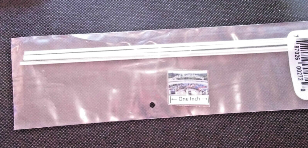 Evergreen Scale Models #272 Styrene I-Beam, .080", pkg. 4 - Details Below