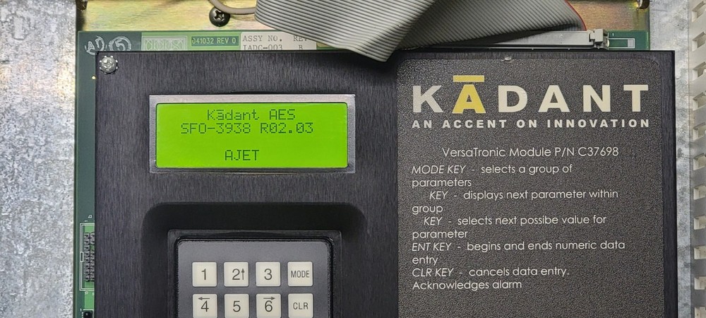 Kādant Versatronic Module P/N C37698 Power Tested