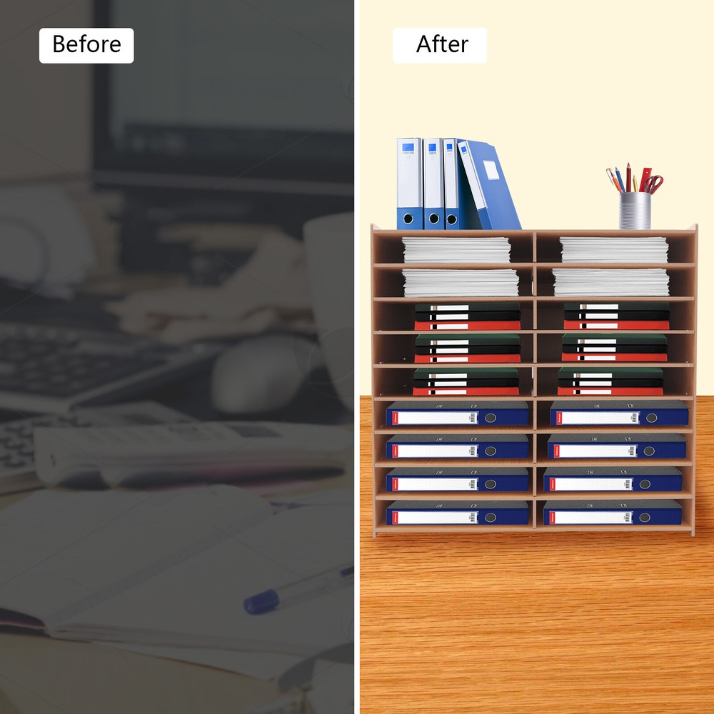 Multi-layer Storage Letter Organizer Tray Rack Office Desktop Document organiser