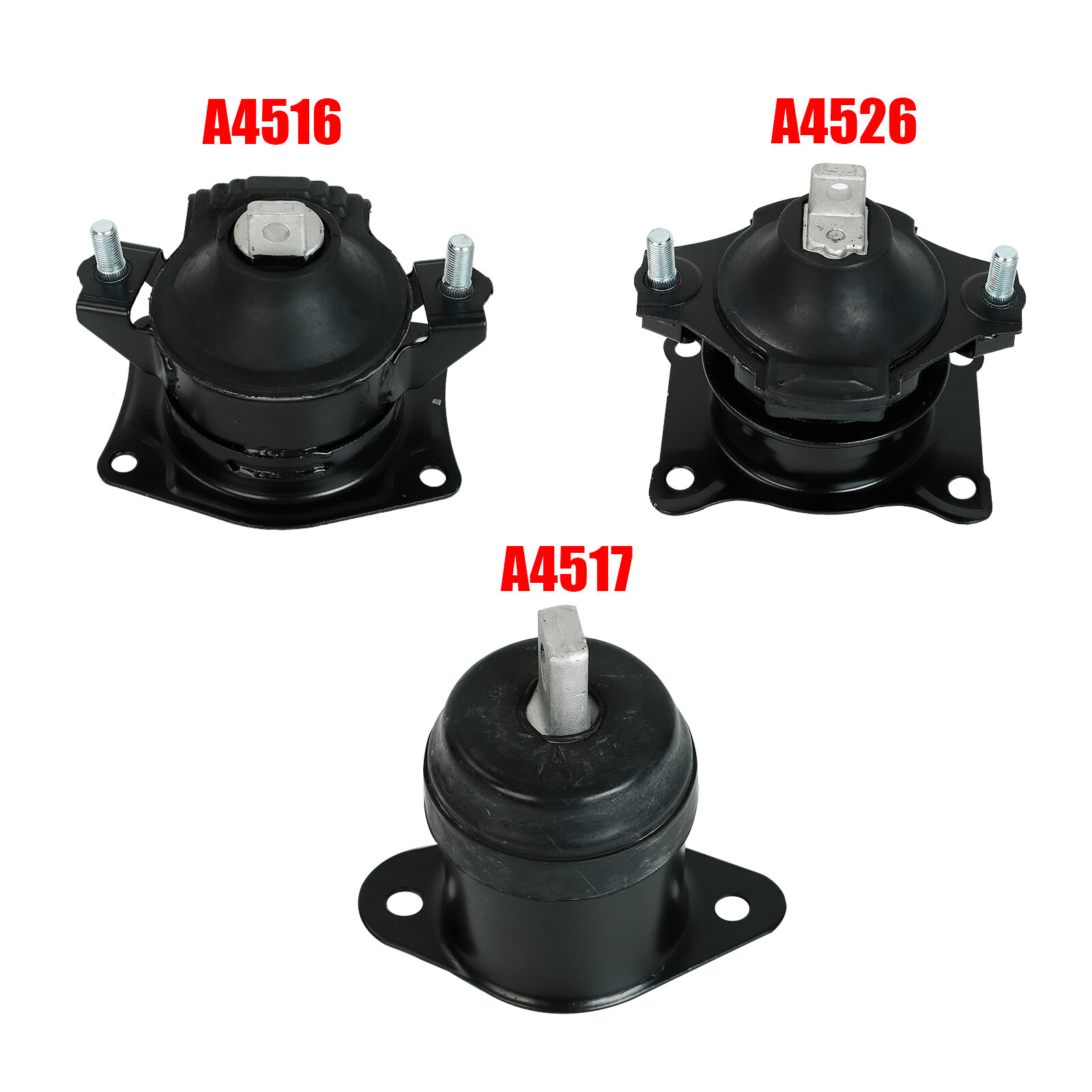 FOR 2003-2007 Honda Accord 2004-2008 Acura TSX 2.4L Engine Motor Trans Mount Set