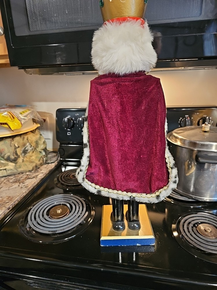 24 inch tall nutcracker With Cape.