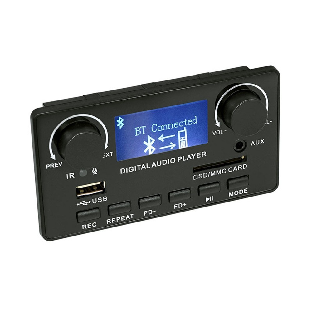LCD Display Bluetooth 5.0 MP3 Decoder Board Support Handsfree Recording FM3302