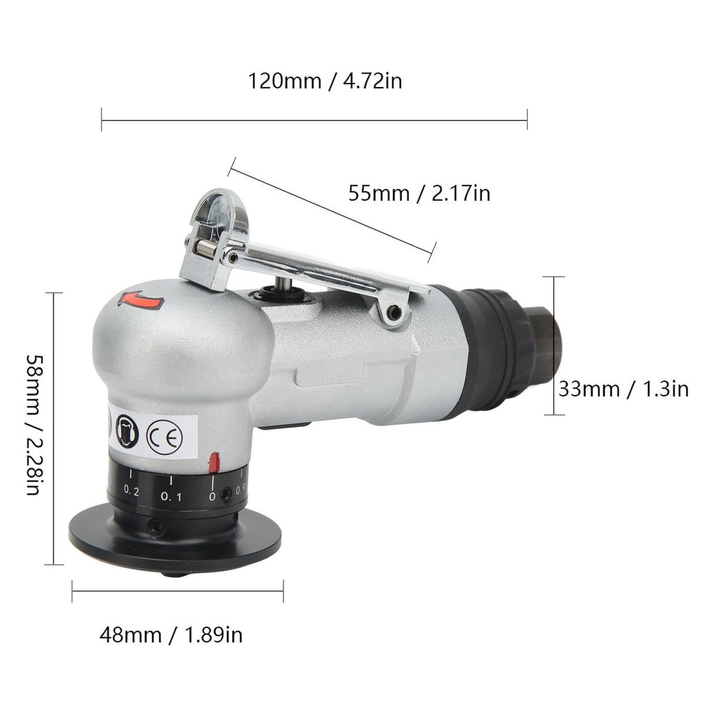 Mini Pneumatic Chamfer 45 Degree Arc Burr Trimming Chamfering Machine New