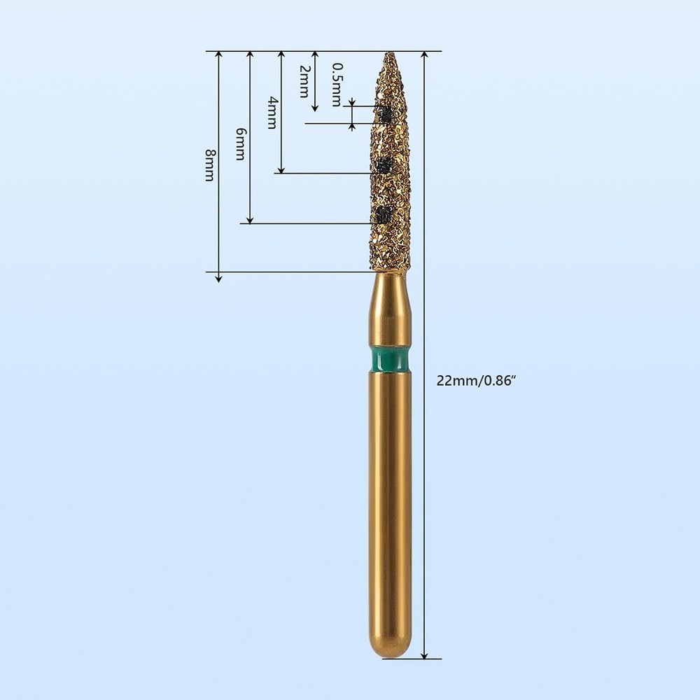 Dental BOPT Vertical Diamond FG Burs Biologically Oriented Preperation Technique