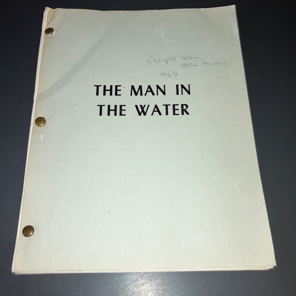 ESCAPE FROM HELL ISLAND (1963) Cinematographer-signed Early Title Script + COA!